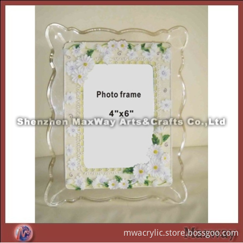 Transparent High Grade Lacy Acrylic Picture Frame Photo Frame